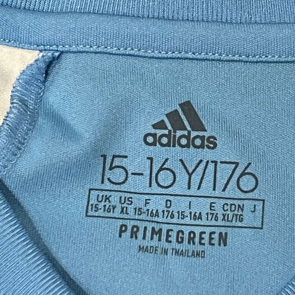 Philadelphia Union Boys Youth Kids FC Soccer Adidas FIFA Blue Futbol Jersey - Picture 7 of 7